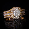 Cushion Halo 18k Royal Yellow Gold
