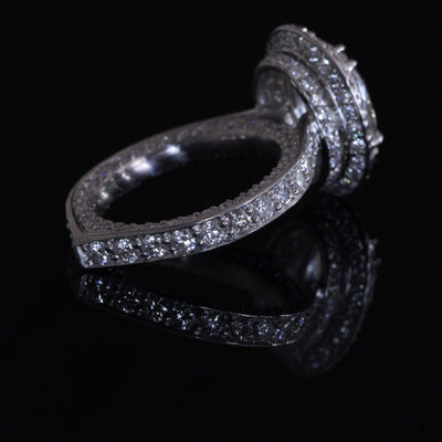 Oval 3.5ct Platinum