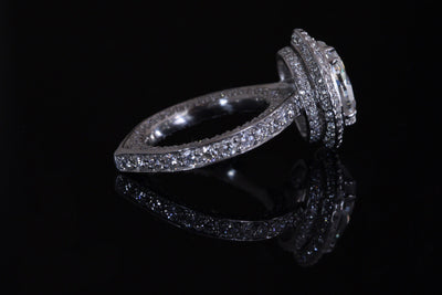 Oval 3.5ct Platinum